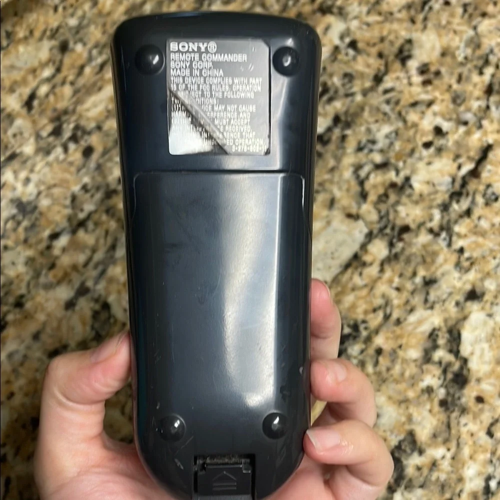Sony Black Remote Control